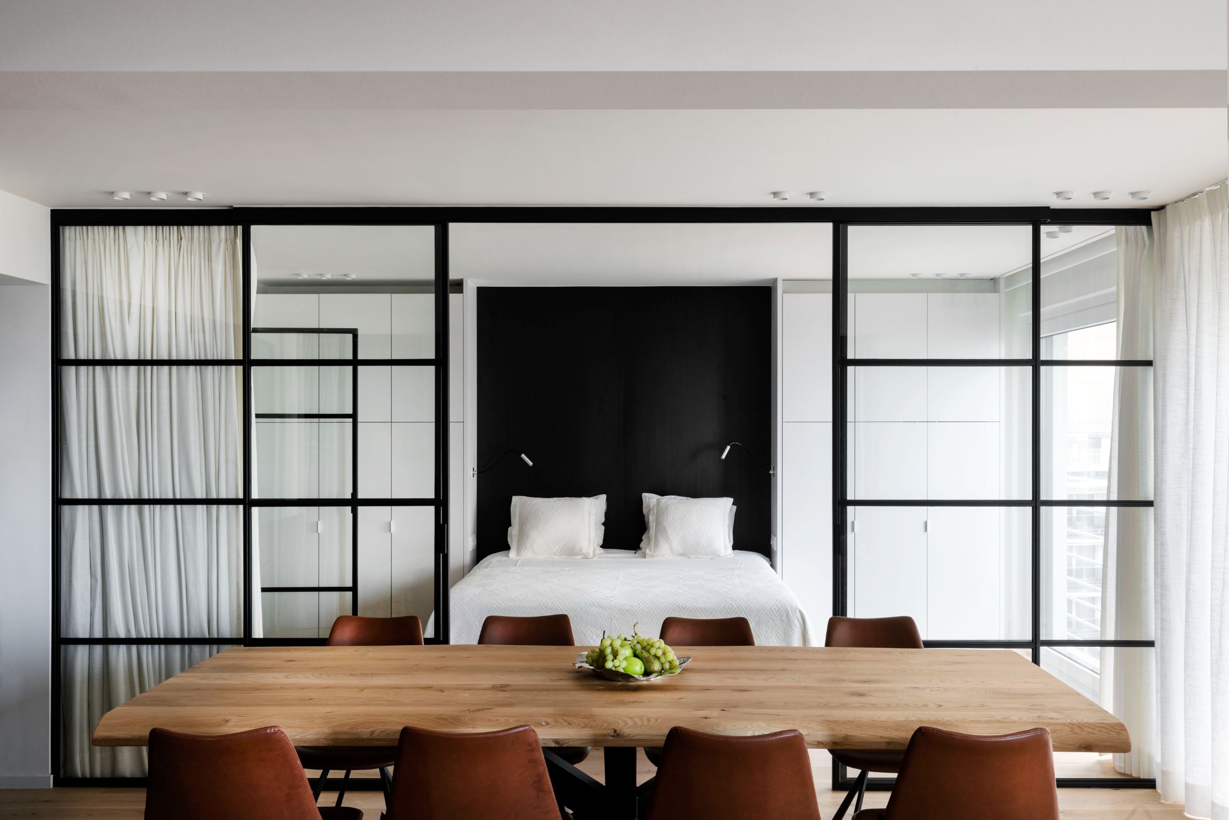 Slaapkamer in appartement - Oostende | Florence Ghyselen Interieurarchitecten